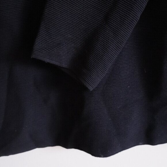 Uniqlo Men's Sz Lrg Blue V-Neck Ribbed Stretch Long Sleeve Pullover Sweater - Picture 7 of 11